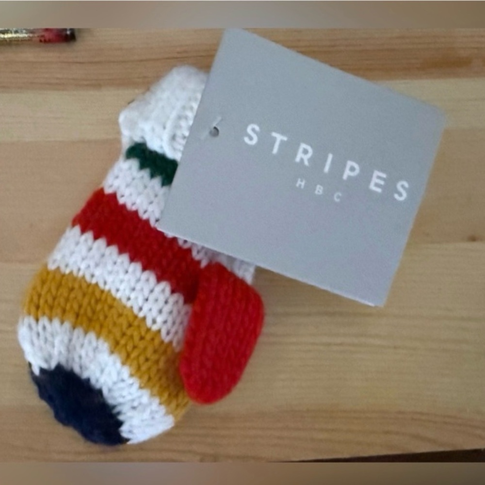 Hudson’s Bay/HBC Stripes Mitts Ornament
